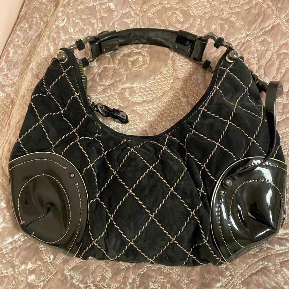 VTG Juicy Couture Seude/ Patent Leather Bag